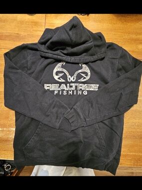 Realtree Black Fishing Hoodie